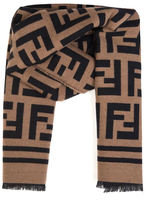 fendi logo scarf price|fendi authentication scarves.